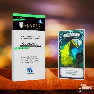 Paladin Sleeves - Gudrun Premium Queen Tarot 61x112mm (55 Sleeves)