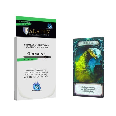 Paladin Sleeves - Gudrun Premium Queen Tarot 61x112mm (55 Sleeves)