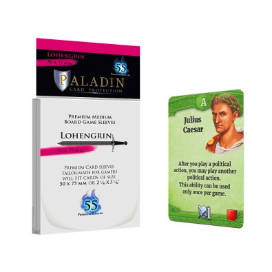 Paladin Sleeves - Lohengrin Premium Medium 50x75mm (55 Sleeves)