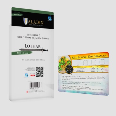 Paladin Sleeves - Lothar Premium Specialist E 105x150mm (55 Sleeves)