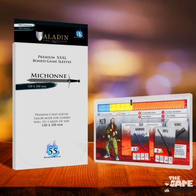 Paladin Sleeves - Michonne Premium XXXL 120x210mm (55 Sleeves)