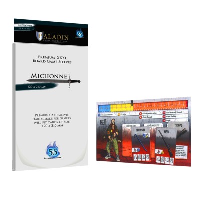Paladin Sleeves - Michonne Premium XXXL 120x210mm (55 Sleeves)