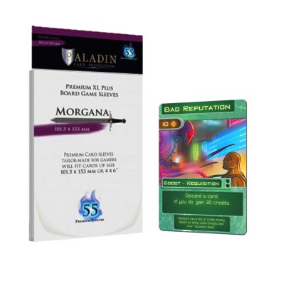 Paladin Sleeves - Morgana Premium XL PLUS 101.5x153mm (55 Sleeves)