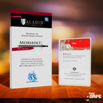 Paladin Sleeves - Morholt Premium XL 89x146mm (55 Sleeves)