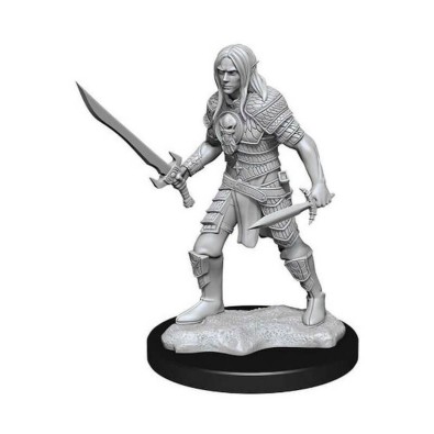 Pathfinder Battles: Deep Cuts Unpainted Miniatures - Elf Fighter Male Pathfinder Battles: Deep Cuts Unpainted Miniatures - Elf Fighter Male