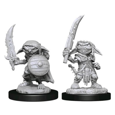 Pathfinder Battles: Deep Cuts Unpainted Miniatures - Goblin Fighter Male Pathfinder Battles: Deep Cuts Unpainted Miniatures - Goblin Fighter Male