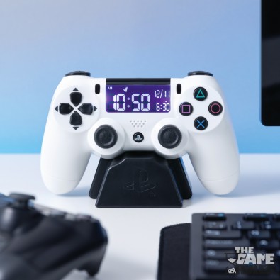 Playstation: Λευκό Χειριστήριο - Ξυπνητήρι Playstation: Λευκό Χειριστήριο - Ξυπνητήρι