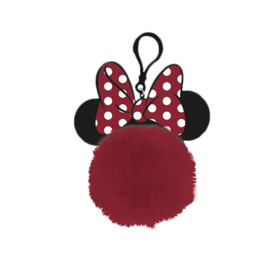 Minnie Mouse (Bow & Ears) - Pom Pom Μπρελόκ