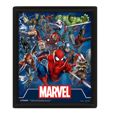 Marvel Cinematic Icons - Τρισδιάστατες Αφίσσες (x3)