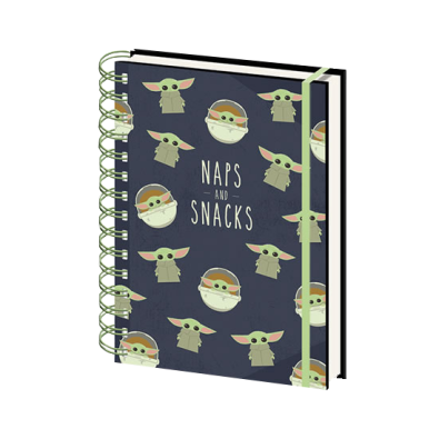 Star Wars: The Mandalorian (Snacks And Naps) - Σπιράλ Τετράδιο