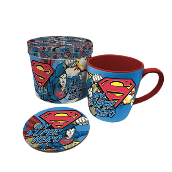 Superman: My Superhero - Σετ Coaster και Κούπα