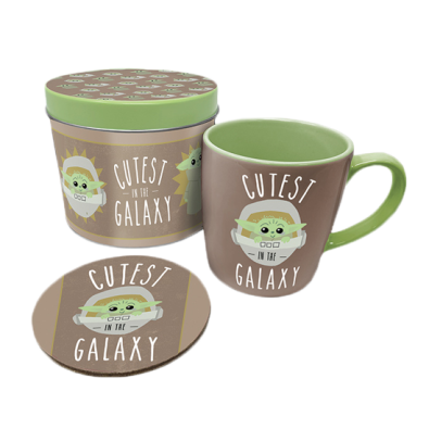 Star Wars: The Mandalorian (Cutest In The Galaxy) - Σετ Coaster και Κούπα