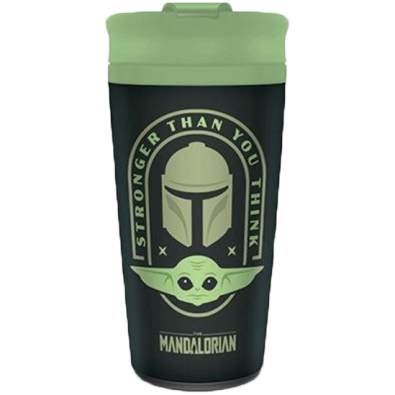 Star Wars: The Mandalorian (Stronger Than You Think) - Μεταλλική Κούπα Ταξιδιού