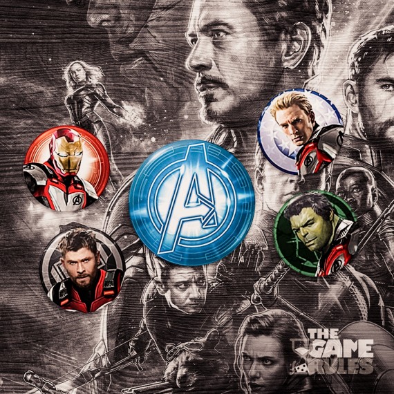 Avengers: Endgame - Quantum Realm Suits - Σετ Κονκάρδες