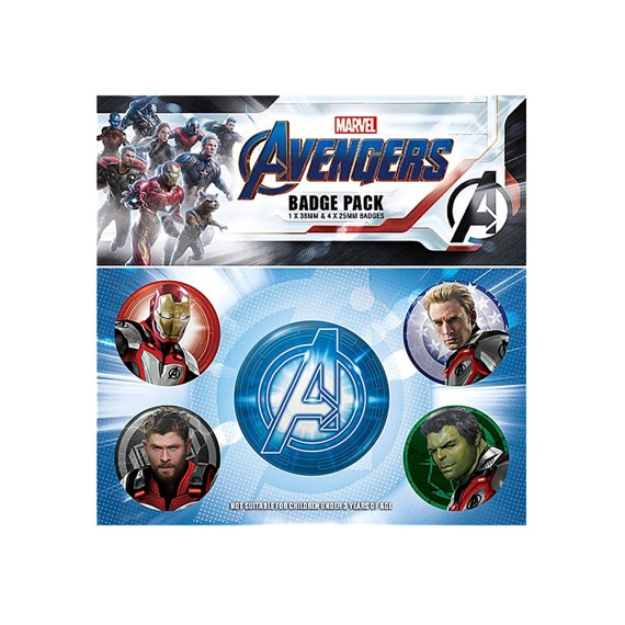Avengers: Endgame - Quantum Realm Suits - Σετ Κονκάρδες