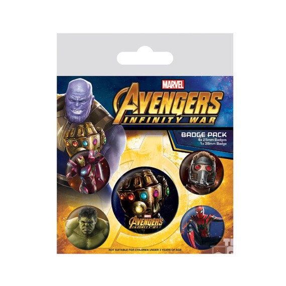 Avengers: Infinity War - Infinity Gauntlet - Σετ Κονκάρδες