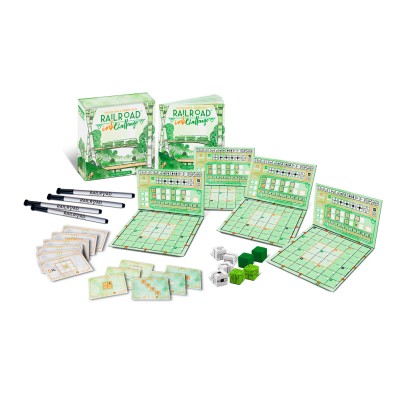  Railroad Ink Challenge: Lush Green Edition