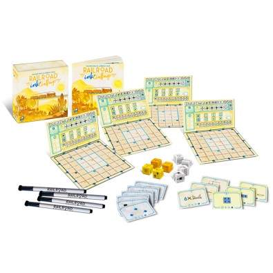 Railroad Ink Challenge: Shining Yellow Edition Railroad Ink Challenge: Shining Yellow Edition