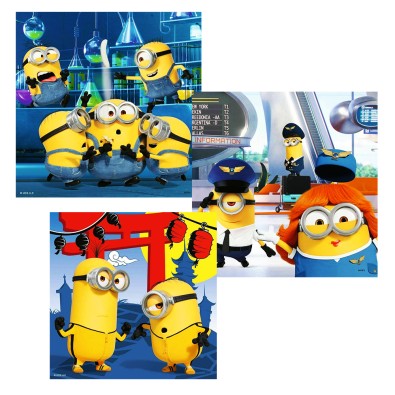 Διασκεδαστικά Minions - Παιδικό Παζλ - 3x49pc