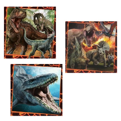 Jurrassic World 2: Hunting Instinct - Παζλ - 3x49pc
