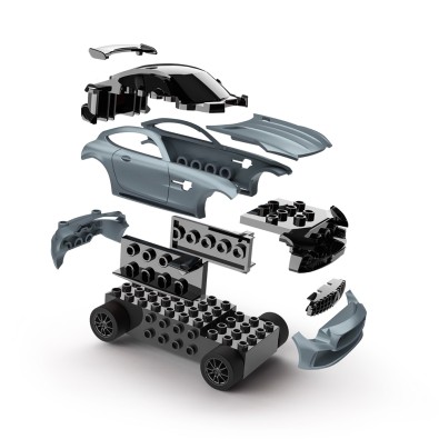 Build 'n Race Mercedes-AMG GT R (Gray) Build 'n Race Mercedes-AMG GT R (Gray)