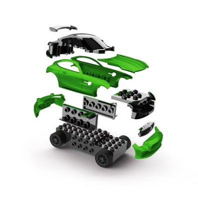 Build 'n Race Mercedes-AMG GT R (Green) Build 'n Race Mercedes-AMG GT R (Green)