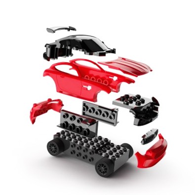 Build 'n Race Mercedes-AMG GT R (Red) Build 'n Race Mercedes-AMG GT R (Red)