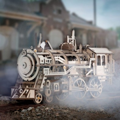 Robotime: Locomotive - 3D Puzzle - 349pc Robotime: Locomotive - 3D Puzzle - 349pc