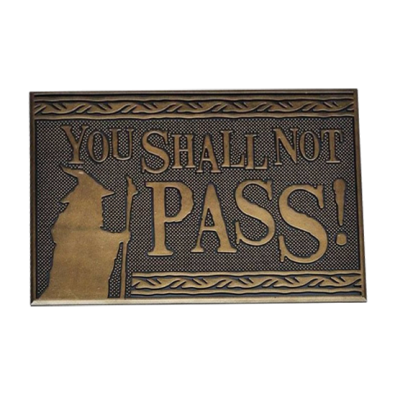 Lord of the Rings (You Shall Not Pass) - Πατάκι Εισόδου (Rubber)