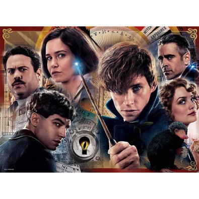 Σκαμάντερ εναντίον Γκρίντελβαλντ - Παιδικό Παζλ - 300pc XXL