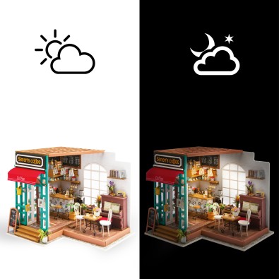 Robotime: Simon's Coffee - 3D Puzzle (1:24) Robotime: Simon's Coffee - 3D Puzzle (1:24)