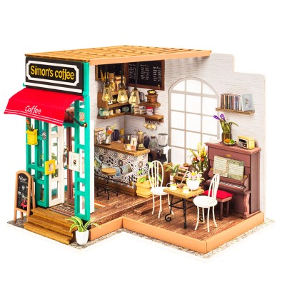 Robotime: Simon's Coffee - 3D Puzzle (1:24) Robotime: Simon's Coffee - 3D Puzzle (1:24)
