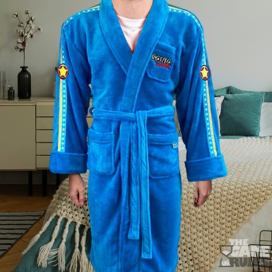 Sonic: Go Faster - Μπλε Αντρική Ρόμπα Sonic: Go Faster - Μπλε Αντρική Ρόμπα