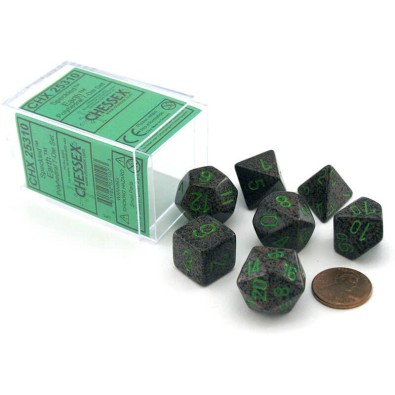 Speckled Dice Set - Earth x7 Speckled Dice Set - Earth x7