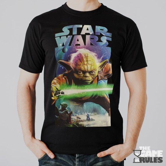 Star Wars: Yoda Poster - T-shirt - XL