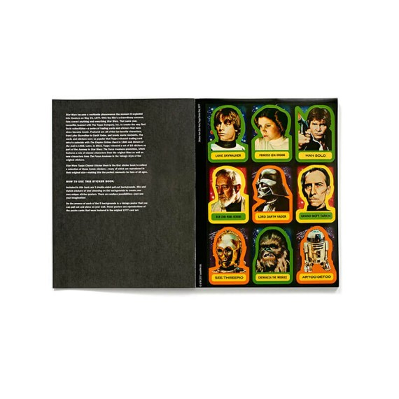 Star Wars Topps Classic Sticker Book