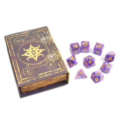 Star of Azathoth Dice - Nebula Polyhedral Set
