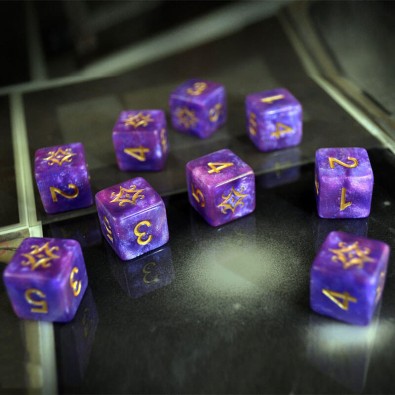 Star of Azathoth Dice - Nebula d6 Set