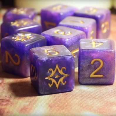 Star of Azathoth Dice - Nebula d6 Set
