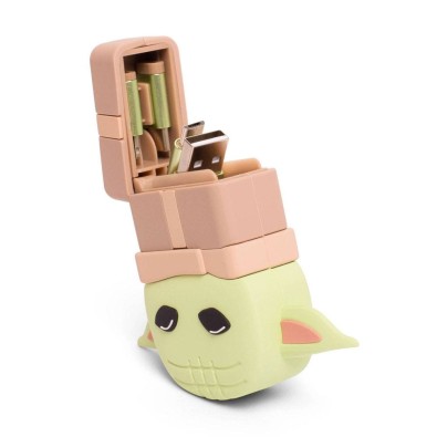 Star Wars The Mandalorian: The Child - PowerSquad Flip Retractable Cable 3in1 (60cm)