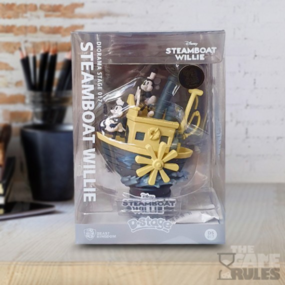Steamboat Willie D-Stage PVC Diorama Mickey & Minnie