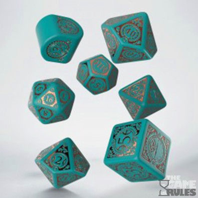 Steampunk Clockwork: Nautical Apparatus Modern Dice Set