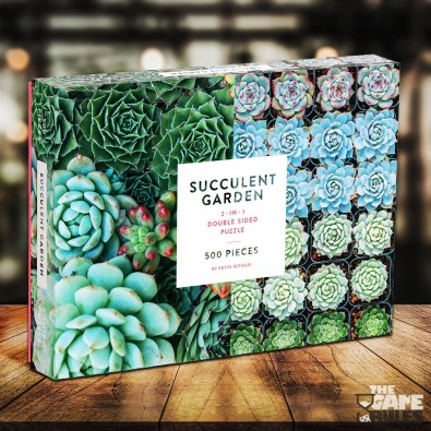 Succulent Garden - Παζλ Δύο Όψεων - 500pc Succulent Garden - Παζλ Δύο Όψεων - 500pc