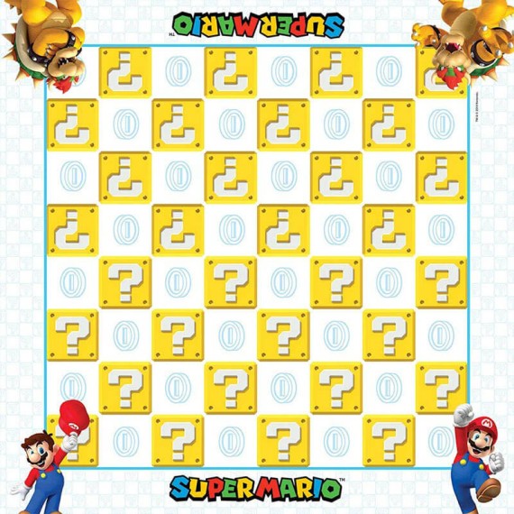 Super Mario Checkers and Tic-Tac-Toe