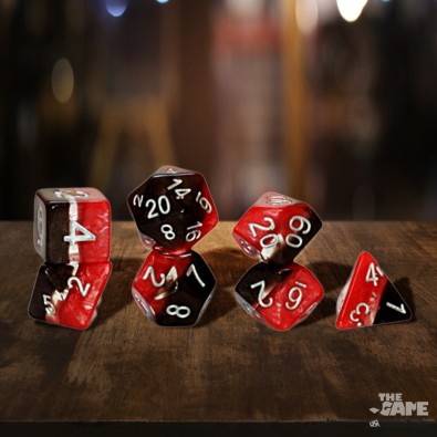 Supernova Dice Magma (7 Dice Set)