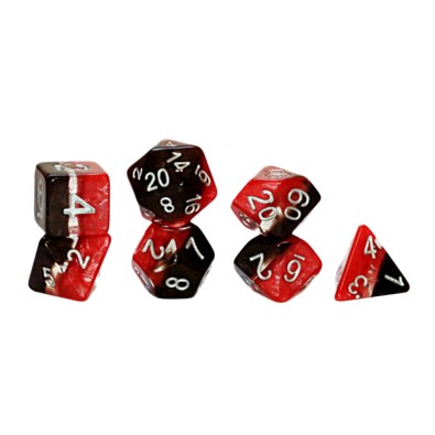 Supernova Dice Magma (7 Dice Set)