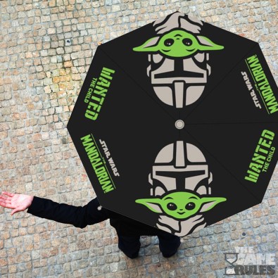 Star Wars: The Mandalorian - Ομπρέλα που Αντιδρά στο Νερό Star Wars: The Mandalorian - Ομπρέλα που Αντιδρά στο Νερό