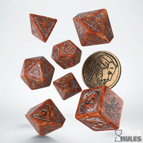 The Witcher Dice Set Geralt - The Monster Slayer