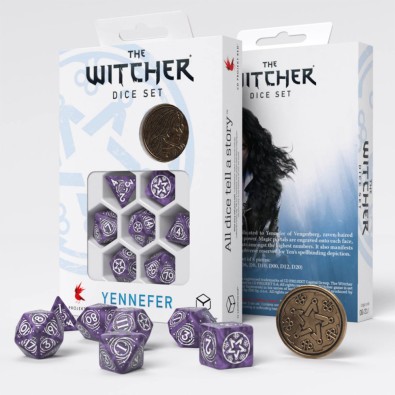 The Witcher Dice Set Yennefer - Lilac and Gooseberries The Witcher Dice Set Yennefer - Lilac and Gooseberries