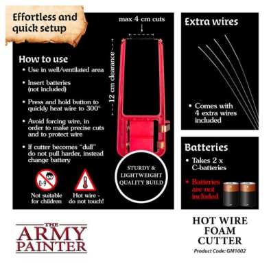 The Army Painter - GameMaster Hot Wire Foam Cutter The Army Painter - GameMaster Hot Wire Foam Cutter